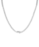 Diamond Double Row 18" Necklace (10 ct. t.w.) in 14k White Gold