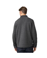 Free Country Men's Fleece Twill Snap Front Shirt