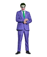 Suitmeister Men's Official Dc Comics Joker Costumes - Halloween Suits Purple