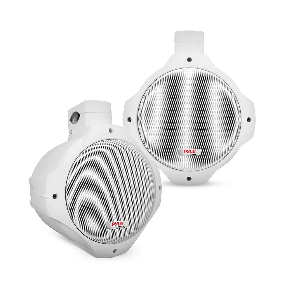 Pyle 6.5" Marine Wakeboard Tower Speakers - 200W Waterproof, Dual Bullet Style (PLMRW65)