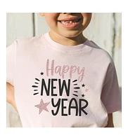 Sweet Wink Baby Girls Happy New Year Short Sleeve T-Shirt