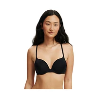 Cotton On Women's Ultimate Comfort Push Up2 T-Shirt Bra