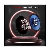 Pyle 5x7"/6x8" 300W 3-Way Car Speakers - Oem Fit (PL573BL)
