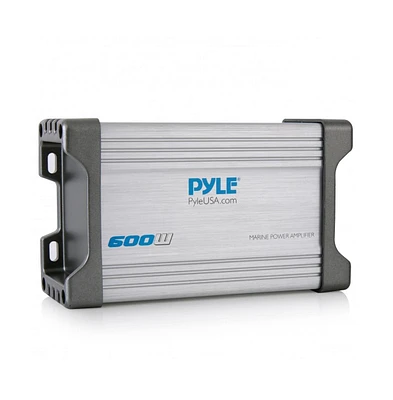 Pyle 2-Channel Waterproof Marine Amplifier - 600W, Compact, Ip-65 Rated for Boats & Vehicles (PLMRMP2A)