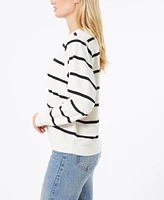 Cable & Gauge Women's Cropped Pullover Sweatshirt