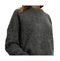 Cotton On Women's Shaggy Crop Crew Sweater