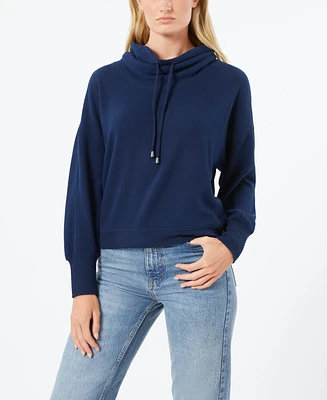 Cable & Gauge Women's Draped Cowl Neck Dolman Hoodie