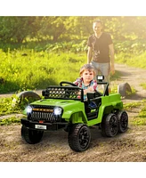 Qaba 12V Kids Electric Car w/ 2WD/4WD Switch, Remote Control,