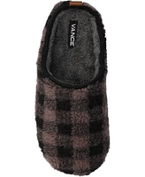 Vance Co. Men's Roland Fleece Shearling Slide Slipper