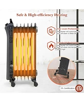 Sugift 1500W Oil Filled Space Heater with 3-Level Heat