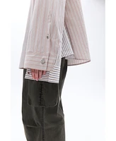 Nocturne Women's Striped Oversized Shirt