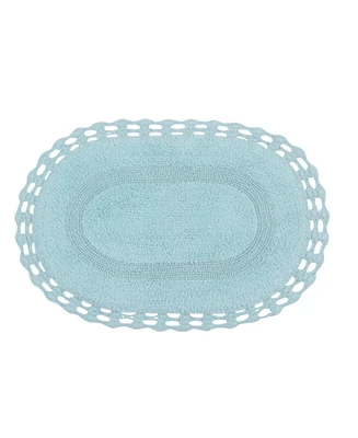 Home Weavers Hampton Crochet Reversible Bath Rug