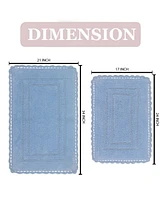 Home Weavers Casual Elegance Reversible -Pc. Bath Rug Set