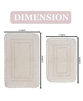 Home Weavers Casual Elegance Reversible 2-Pc. Bath Rug Set