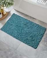 Home Weavers Bell Flower Bath Rug
