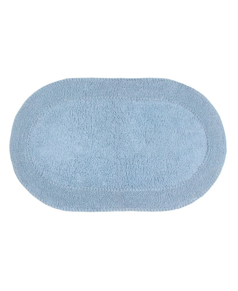 Home Weavers Double Ruffle Bath Rug, 24" x 40"