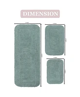 Home Weavers Radiant 3-Pc. Bath Rug Set