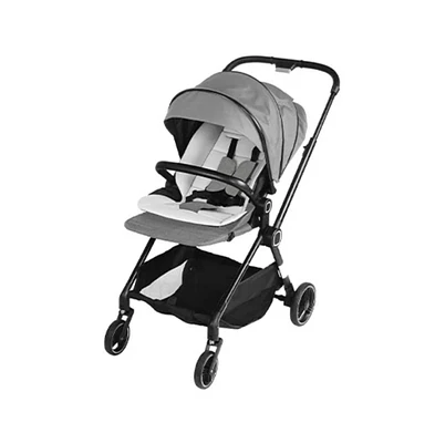 Slickblue Girls Convertible Bassinet to Stroller – 2-in-1 Carriage with Adjustable Footrest & Canopy