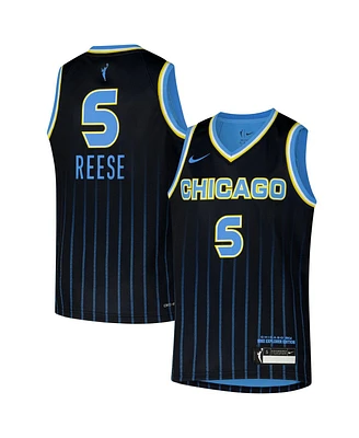 Nike Big Boys and Girls Angel Reese Black Chicago Sky 2024 Wnba Draft Explorer Edition Victory Player Jersey