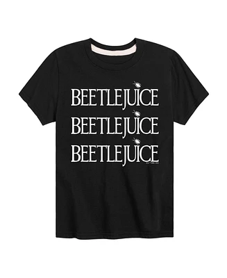 Hybrid Big Boys Beetlejuice Logo Graphic Tee