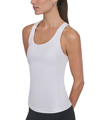 Dkny Sport Women's Balance Compression Racerback Tank Top