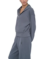 Dkny Women's Highline Ribbed Hoodie