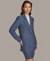 Donna Karan New York Women's Wool-Blend One-Button Blazer