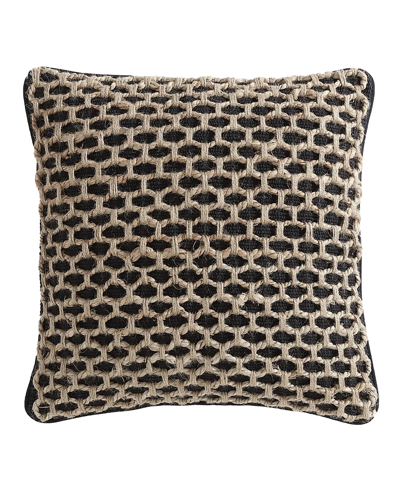 Boho Living Jada Jute Decorative Pillow, 20" x