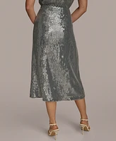 Donna Karan New York Women's Sequin Midi Skirt