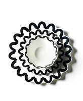 Coton Colors Arabesque Scallop 12 Pc. Dinnerware Set, Service for 4