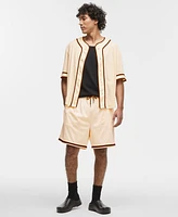 Mode of One Men's Short-Sleeve Logo Baseball Shirt, Exclusively at Macy's