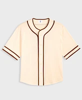 Mode of One Men's Short-Sleeve Logo Baseball Shirt, Exclusively at Macy's