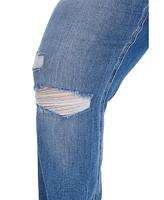 Bayeas Plus Sarah High Rise Relaxed Straight Jeans