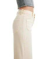 Bayeas Women's Luna High Rise Wide Leg Jeans With Patch Pocket