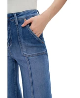 Bayeas Women's Jess High Rise Relaxed Straight Jeans