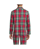 Lands' End Men's Classic Fit Flannel Pajama Shirt