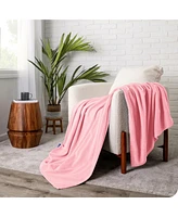 Bare Home Polar Fleece Throw Blanket