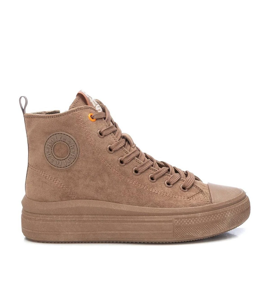 Women's Casual High Top Suede Sneakers By Xti