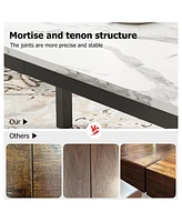 70.9 Inch Long Dining Table for 6-8 People