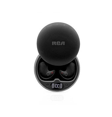 Rca Wave-80 True Wireless Earbuds, 20H Playtime, Hi-Res Audio