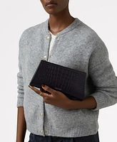 Radley London Glasshouse - Faux Croc Small Zip Top Clutch