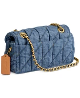 Coach Tabby 20 Quilted Denim Shoulder Bag