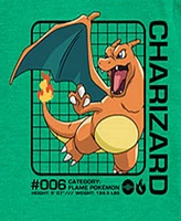 Hybrid Big Boys Pokemon Charizard Graphic Tee