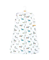 Hudson Baby Boys Cotton Sleeveless Wearable Sleeping Bag, Sack, Blanket, Surfer Dude, 0-6 Months