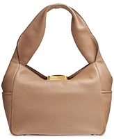 Donna Karan New York Amagansett Soft-Rolled Leather Shoulder with Sculpted Magnet Closure