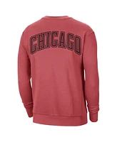 Jordan Men's Red Chicago Bulls Courtside Statement Edition Heavyweight Pullover Sweatshirt