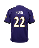 Nike Big Boys and Girls Derrick Henry Purple Baltimore Ravens Team Player Game Jersey