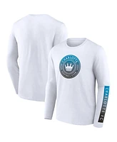 Fanatics Men's White Charlotte Fc Long Sleeve T-Shirt