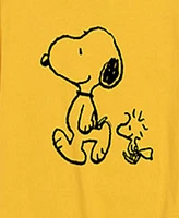 Hybrid Big Boys Peanuts Snoopy Woodstock Graphic Tee