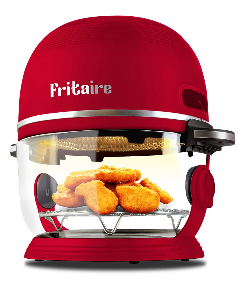 Fritaire Self Cleaning Glass Bowl Air Fryer Set, 4 Piece